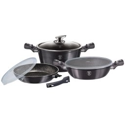 Set oale si tigai 6 piese Metallic Line Carbon Pro Edition BH 7052