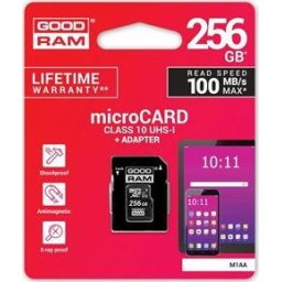 Card memorie 256GB IRDM UHS I U3 A2 + ADAPTER