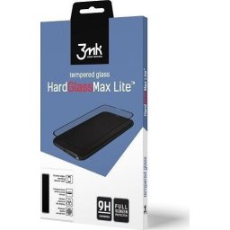 Sticla securizata 3mk HardGlass Max Lite pentru Nokia 7.1 Plus, 9H, Margine neagra