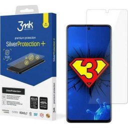 Folie protectie ecran 3mk SilverProtection+ antimicrobiana (Montaj umed) pentru Samsung Galaxy A71