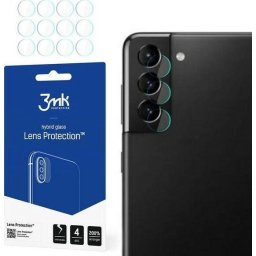 Set 4 x Folie camera Lens Protection, pentru Camera Samsung Galaxy S21 6.2", Structura Incasabila, 7H, 0.2 mm