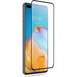 Crong 3D Armour Glass Szkło Hartowane 9H na ekran Huawei P40 + ramka instalacyjna