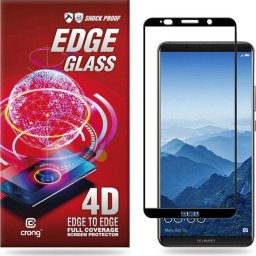 Folie de sticlă securizată 4D Crong Edge Glass, adeziv integral, pentru tot ecranul Huawei Mate 10 (universală)