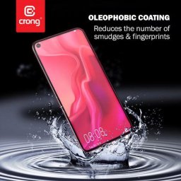 Folie de sticlă hibridă 9H Crong 7D Nano Flexible Glass pentru tot ecranul Xiaomi Mi 10 Lite