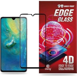Folie de sticlă securizată Crong Edge Glass, adeziv integral, pentru ecranul Huawei Mate 20