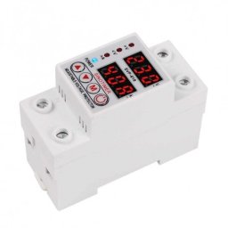 Releu siguranta digitala de protectie tensiune 40A, SVP-918-40A, ecran dublu LED, recuperare automata