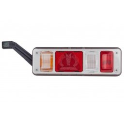 Lampa Krone LED 6 functii HYBRID stanga HELLA cu gabarit