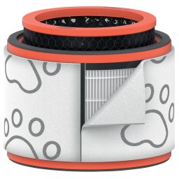 REZERVA filtru HEPA, 3 in 1, impotriva mirosului si parului de animale, pentru purificator LEITZ TruSens Z-2000, "2415129