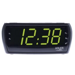 Radio cu ceas Adler AD1121, Negru