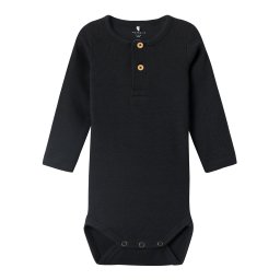NAME IT Salopetă/Body 'Kab' negru