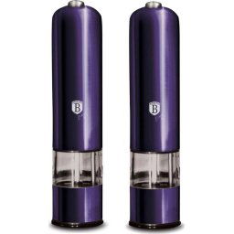 Rasnita Set de 2 piese rasnite electrice de sare si piper BH-9289, culoare purple