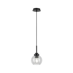 Lustră pe cablu TIRINA 1xE27/15W/230V negru Rabalux 75006