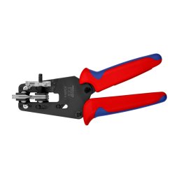 Cleste de dezizolat KNIPEX pentru cabluri fotovoltaice 4-10 mm ², dezizolare de mare precizie pentru cabluri solare RADOX si PTFE, 195 mm, fabricat in Germania 12 12 12