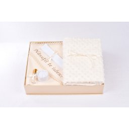 Trusou botez 7 Piese Crem