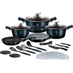 Set gatit 22 piese Metallic Line Aquamarine Edition