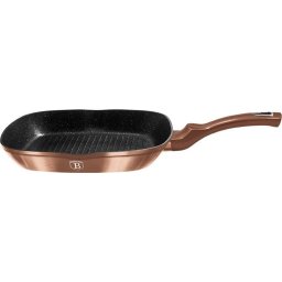 Tigaie Grill 28 cm Black Rose Gold Metallic Line BH-1889