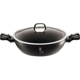 Cratita cu capac 28 cm Black Silver Collection BH 1850