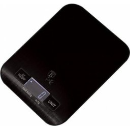 Cantar de bucatarie BH-9425 Sticla/Plastic, Greutate maxima 5 Kg, Negru
