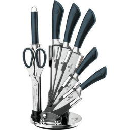 Set cutite inox 8 piese, Metallic Line Aquamarine Edition, BH 2415