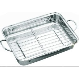 STALOWA BRYTFANNA DO PIECZENIA Z RUSZTEM 35cm KH-1377