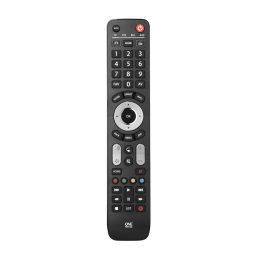 Telecomanda One for All Evolve 4 universal remote cont. URC 7145, Funcționează cu până la 4 dispozitive, inclusiv stereo,Negru