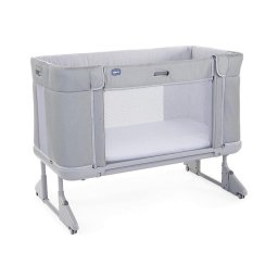 Pătuț pentru bebeluși 3v1 NEXT2ME FOREVER gri deschis Chicco