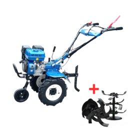 Motocultor Hyundai HY-MC85 pe benzina, putere 7 CP, 212 cmc, latime maxima de lucru 85 cm, adancime de frezare 10-30 cm, freza de pamant si roti de cauciuc incluse