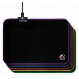 Mouse Pad Gembird MP-GAMELED-M, 250 x 350 mm, Black