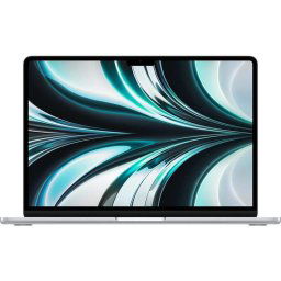 Laptop MacBook Air 2022, 13.6 inch Apple M2, 8Core CPU 10Core GPU, 8GB RAM, 2TB SSD, macOS, Argintiu (INT Keyboard)