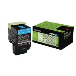 CARTUS TONER CYAN RETURN NR.802XC 80C2XC0 4K ORIGINAL LEXMARK CX510DE