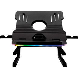 Stand laptop gaming, SureFire Portus X2, multifunctional, iluminare RGB