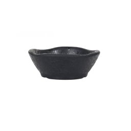 Set 6 Boluri Melamina Neagra, 60 ml, 8x3 cm – Design Modern