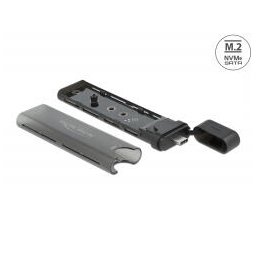HDD Rack DELOCK Carcasă USB Type-C M.2 NVMe PCIe SATA SSD