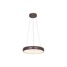 Lustră LED pe cablu dimabilă LED/30W/230V d. 40 cm maro Zambelis 2047