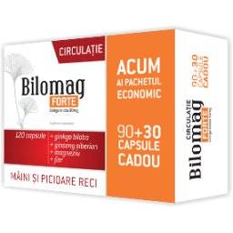 Bilomag forte Circulatie, 120 capsule, Zdrovit