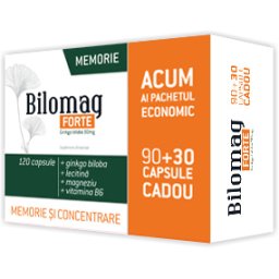 Bilomag forte memorie, 120 capsule, Zdrovit