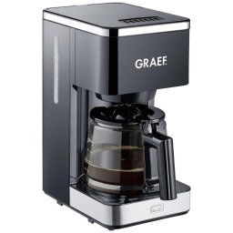 Cafetiera FK402, cu functie de preinfuzare pentru potentarea aromei, 1000 W, 1.25 L / 10 cesti, negru, High Quality Design
