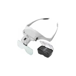 Lupă pentru frunte cu iluminare LED 2xLED/3xAAA
