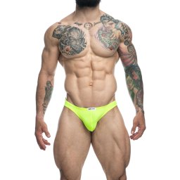Justin+Simon Classic Bikini Neon Green XL
