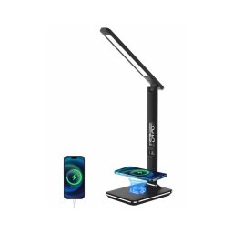 Brilagi-LED Lampă LED reglabilă REGINA, cu încărcare wireless, 8,5W, 230V, neagră