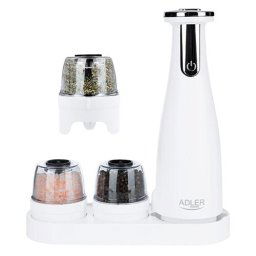 Rasnita Electric Salt and Pepper Rasnita electrica, 7 W, Oprire automată după 3 minute, Alb