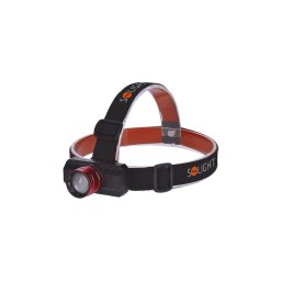 Lanternă frontală LED reîncărcabilă Solight WN36 LED/3W/USB IP44