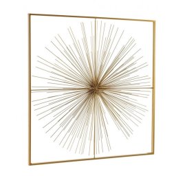 Decoratiune perete fier auriu Auriel 90x6.5x90 cm