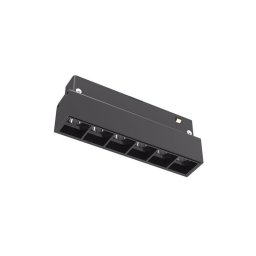 SPOT SINA MAGNETICA 6W, NEGRU, 3000K
