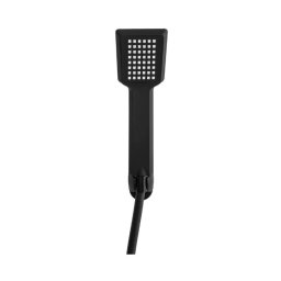 Set de dus negru cu para de mana, furtun si suport para, 1 functie