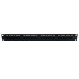 Patch panel Cat 6 UTP, 24 porturi RJ-45, 1U, Eco Xcab