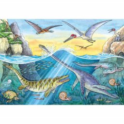Puzzle Dinozauri, 2X24 Piese