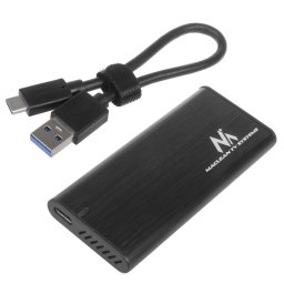 HDD Rack Maclean SSD M.2, NVMe (PCIe), NGFF (SATA), USB 3.1, dimensiuni 2230/2240/2260/2280, carcasă din aluminiu, MCE443