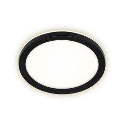 Plafonieră LED/8W/230V diametru 21 cm neagră IP44 Briloner 3008-015