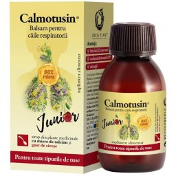 Calmotusin Junior cu gust de cirese, 100 ml, Dacia Plant